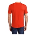 thumbnail image 2 of Mafoose Men's Perfect Tri Polyester/Cotton/Rayon T-Shirts Deep Orange Heather Medium, 2 of 4