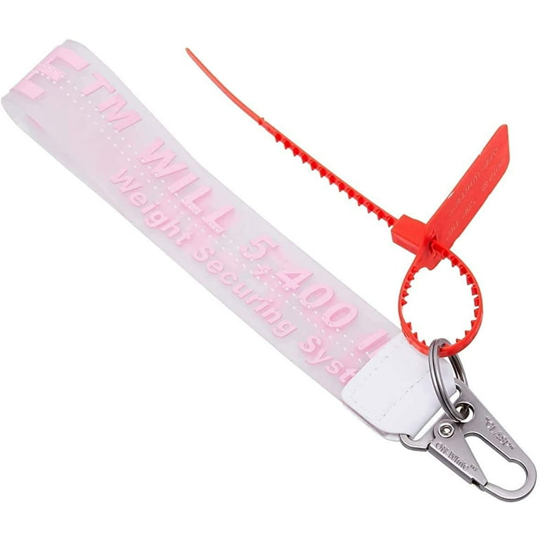  Off Classic White Keychain Wristlet Strap,Women Wristlet  Keychain Lanyard Accessories for Key,Wallet,Wrist,Jeans Decor,Lanyard  Wristlet Keychain for Men (Pink) : Office Products