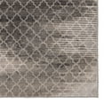 thumbnail image 4 of Linon Evolution Trellis Zigzag Power Loomed Polyester 5'x7'6" Rug in Gray, 4 of 5