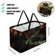 thumbnail image 2 of Halloween Cemetery Large Capacity Reusable Shopping Basket Oxford Cloth Picnic Basket Cube Organizer Foldable Bag, 2 of 7