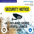 thumbnail image 5 of Audio And Video Surveillance In Use Sign,, 5 of 8