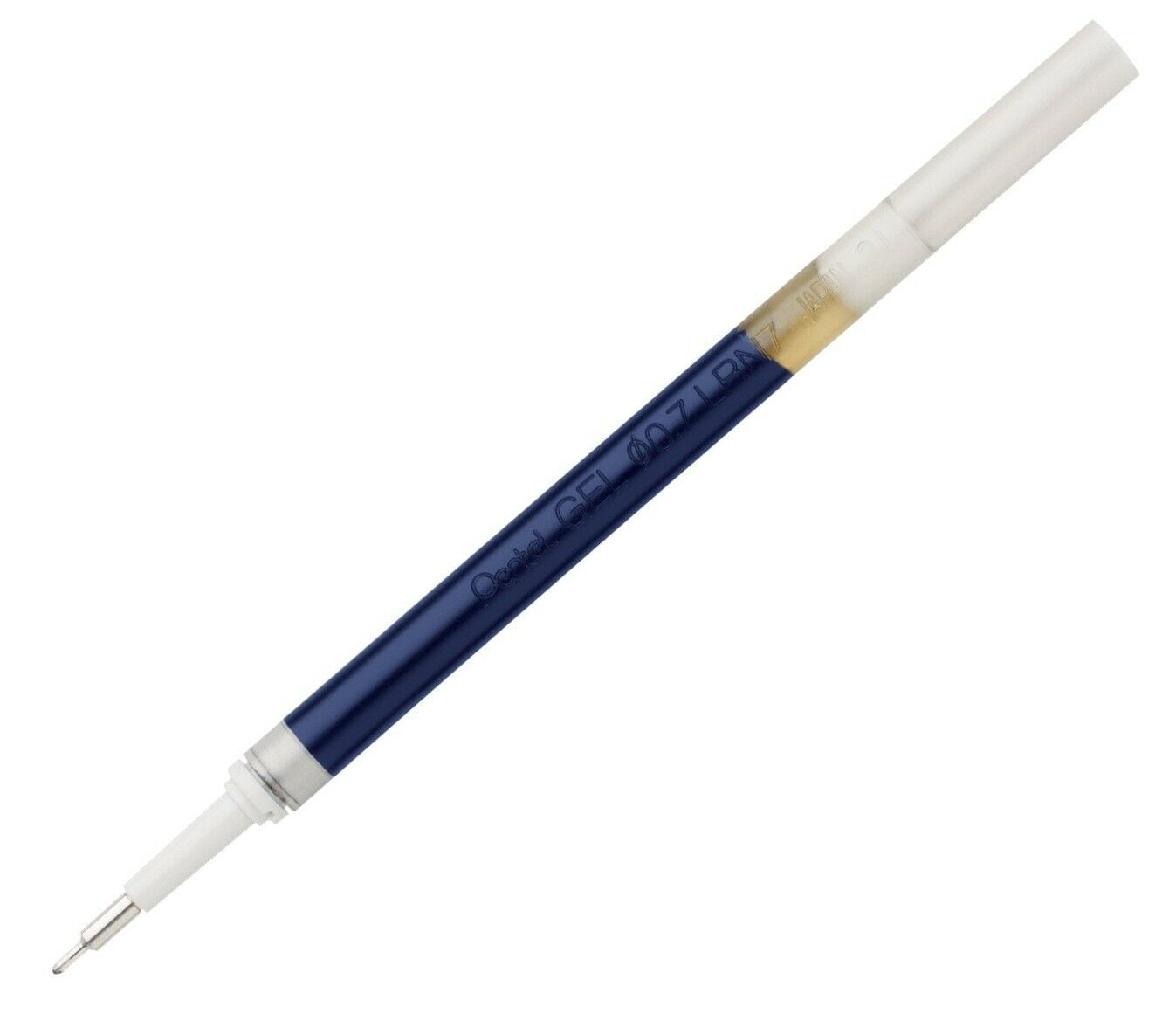 LRN7-C Pentel EnerGel Roller Pen Refills, 0.7mm Medium Needle, Blue Ink, 2 Each