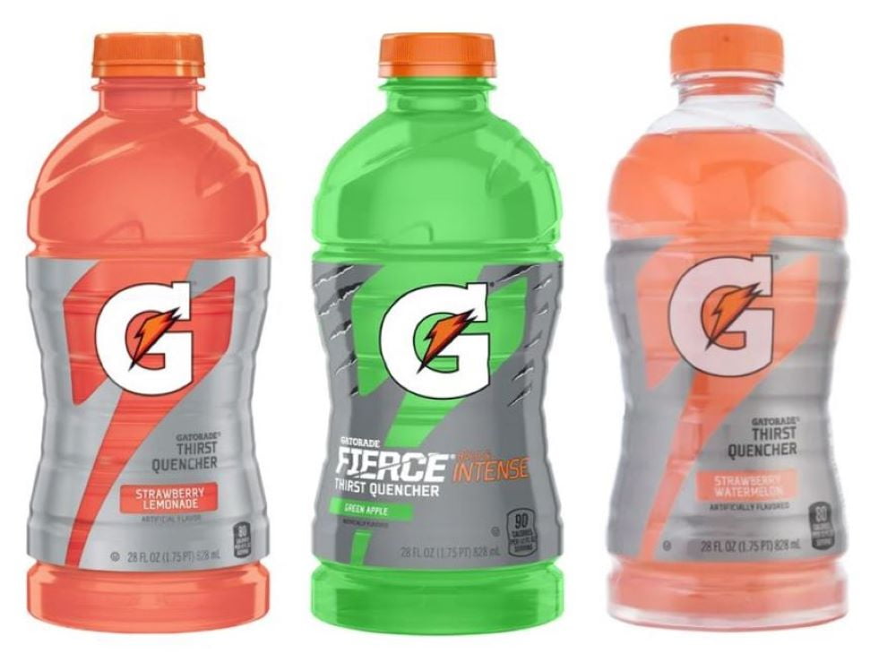 Gatorade Variety Pack Sports Drink, 28 oz Bottle, Quantity of 3