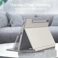 thumbnail image 3 of JETech Case for Samsung Galaxy Tab S10 FE / S9 FE 10.9-Inch with S Pen Holder, Slim Folio Stand Protective Tablet Cover, Multi-Angle Viewing (Silver), 3 of 6