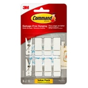 Command Quartz Spring Clips, Small, 8 Wall Clips