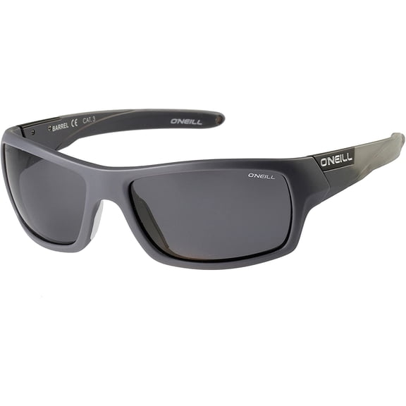 O'neill Barrel 2.0 Matte Gray Surfboard Polarized Smoke Lens Sunglasses