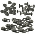 thumbnail image 4 of Paquete de 5-10, 20 juegos, hebillas de cordones de mosquetón, abrazadera de Clips de cuerda sin tope 10 piezas Sunnimix mosquetón, 4 of 8