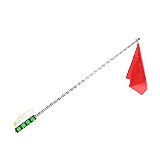 Bandera ecuestre multifuncional, extensible, bandera de entrenamiento portátil para caballos, Poste de 2 m