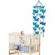 thumbnail image 2 of Crib Mobile Butterfly Plush Charm Cute Butterfly Wind Chime Ceiling Mobile Charm Baby Room Decorations Newborn Toys (1 Pack, Blue), 2 of 5