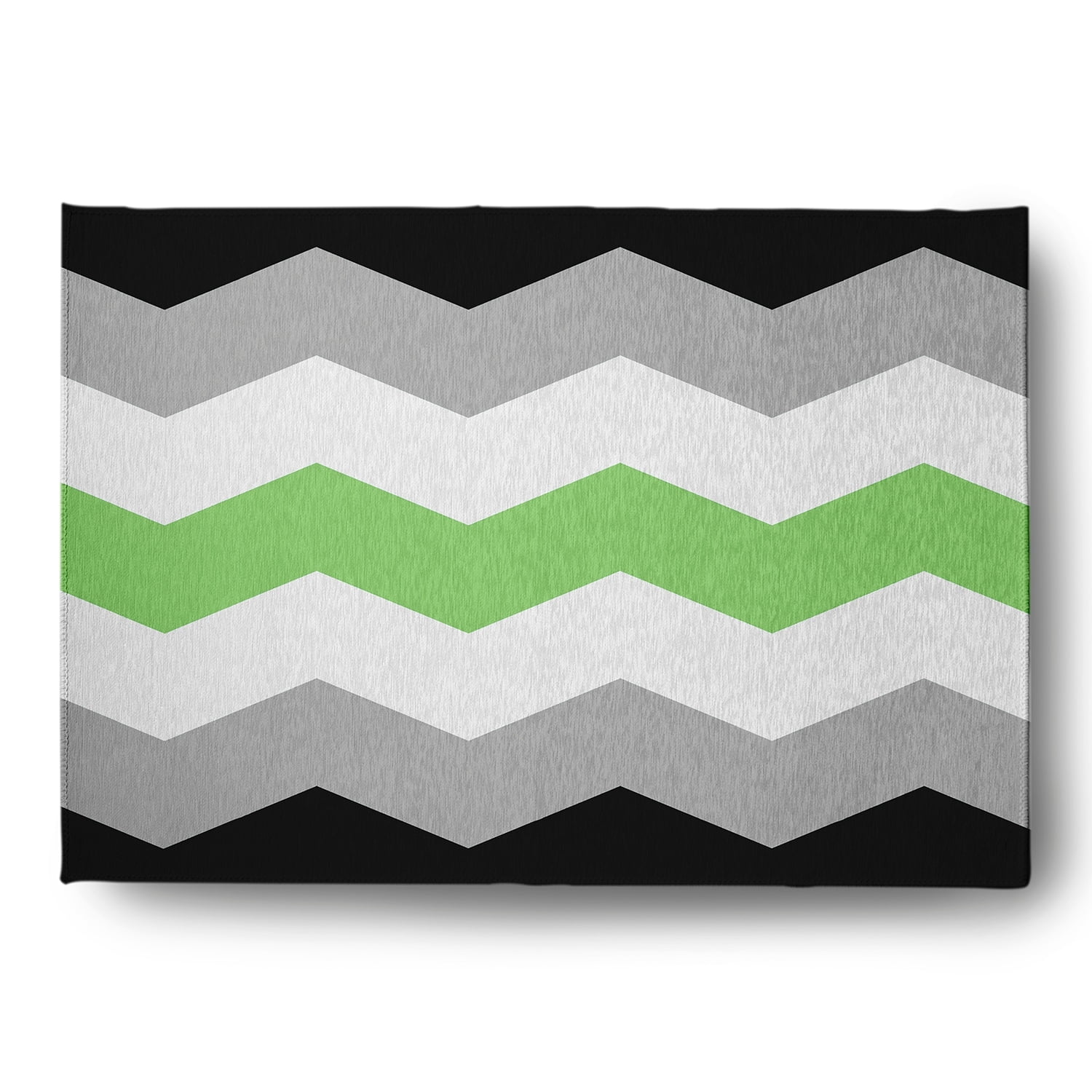 Simply Daisy 3' x 5' Agender Chevron Agender Chevron Chenille Indoor/Outdoor Rug