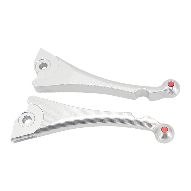 Palanca de freno de motocicleta de aluminio Palanca de freno de disco doble Baoblaze Palanca de freno de motocicleta