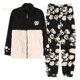 thumbnail image 2 of Conjunto de pijama de franela gruesa para Mujer, ropa de dormir de terciopelo con estampado de Panda y lunares, ropa de casa Kawaii, para invierno, 2 of 5
