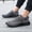 Grey, variant on VanWeir Slip-On Men's Casual Sports Shoes, Unisex Road Running Sneakers for Couples