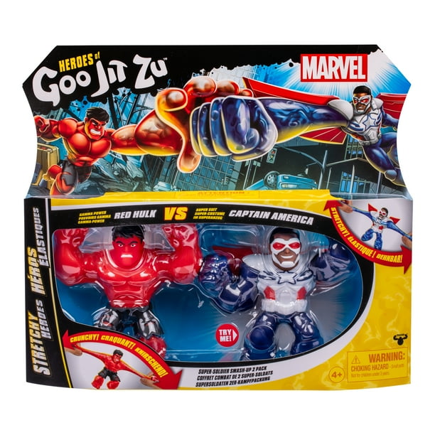 Heroes of Goo Jit Zu Marvel Verse Collider Pack, Red Hulk Versus