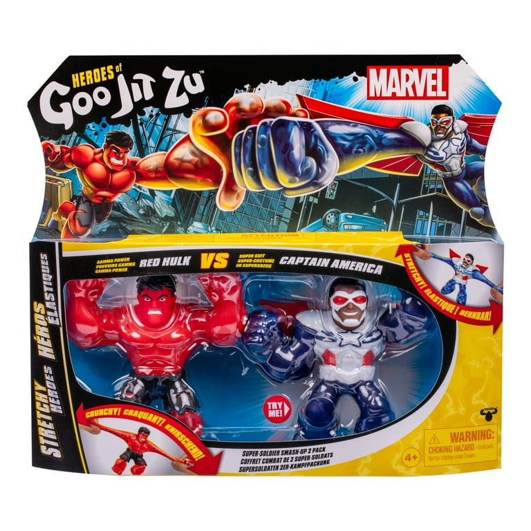 Heroes of Goo Jit Zu Marvel Verse Collider Pack, Red Hulk Versus