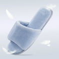 thumbnail image 3 of LORDFON Open Toe Womens Slippers Slip-On House Slippers with Memory Foam, 3 of 7