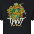 thumbnail image 3 of Teenage Mutant Ninja Turtles - Rebel Road Group - Juniors Cropped Cotton Blend T-Shirt, 3 of 5