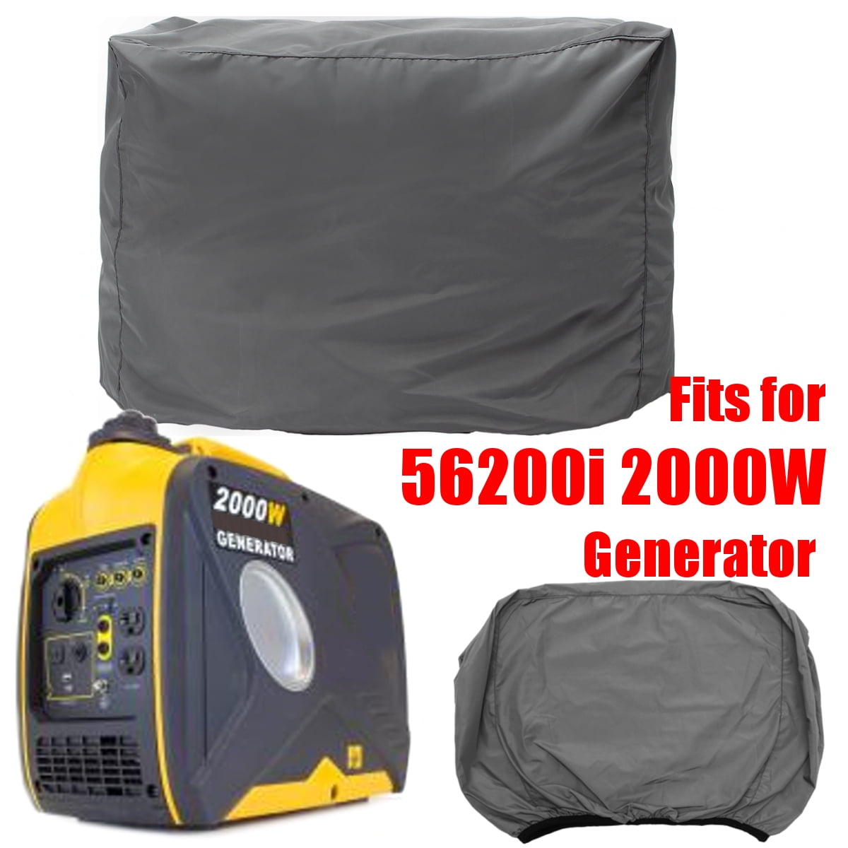 Grey Universal Weatherproof Inverter Generator Cover for 56200iC
