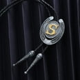 thumbnail image 6 of Vintage Bolo Tie for Men- Initial Letter ABCDMJR to Z Western Cowboy Bolo Tie for Women, 6 of 6