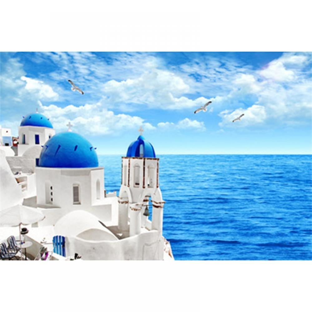 Puzzles Wooden Jigsaw Aegean Sea Toys Adults Kids Puzzles Landscape 1000 Piece 