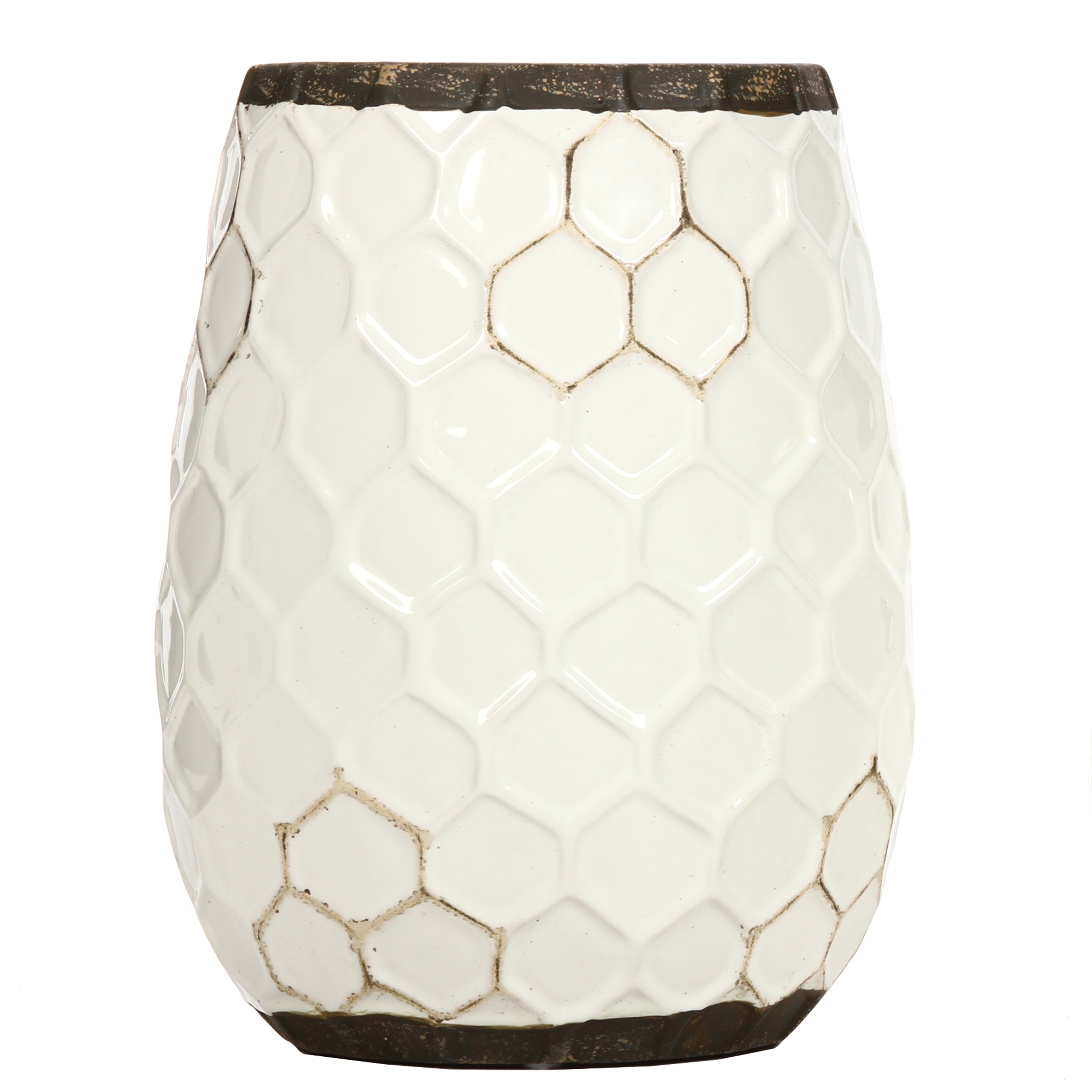 セール! Honeycomb Vase Lサイズ Hosley Ceramic Beige Honeycomb Vase 7.5 Inch High - Walmart.com