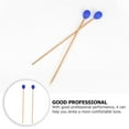 thumbnail image 3 of SHOWERORO 2Pack Bass Drum Stick Mallets Percussion Blue Stick Shape Recording, 3 of 8