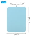 thumbnail image 2 of Uxcell Fabric Iron-on Patches, Repair Patches Kit for Clothing Pants Light Blue, 2 of 7