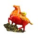 thumbnail image 4 of Figura de caballo, estatua de animal, resina, arte decorativo, artesanía, centro de mesa, Feng Shui Naranja, 4 of 8