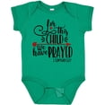 thumbnail image 3 of Inktastic For This Child We Have Prayed Red Arrow and Heart Boys or Girls Baby Bodysuit, 3 of 5