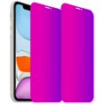 thumbnail image 1 of BWEDXEZ Paquete de 2 Protectores de Pantalla de Vidrio Templado Antirreflejo y Privacidad para iPhone XR de 6.1", 1 of 5
