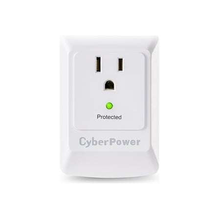 CyberPower B100WRC1 Essential 1 - Outlet Surge Protector with 1500 J Surge Suppression