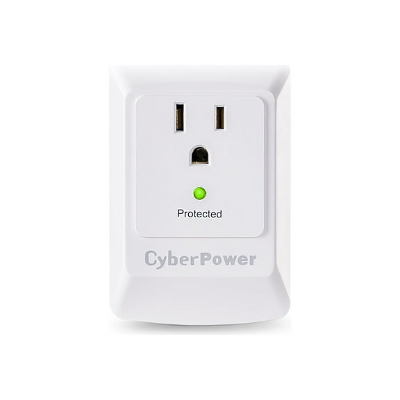 CyberPower B100WRC1 Essential 1 - Outlet Surge Protector with 1500 J Surge Suppression