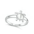 thumbnail image 4 of Tropical Turtle Hawaiian Style Filigree Ring 925 Sterling Silver Band Jewelry Female Male Size 10, 4 of 4