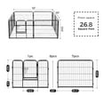 thumbnail image 2 of GIANNA Indoor Dog Playpen - Stress-Free and Safe Play, 24 Inch 8 Panels for Small and Medium Dogs, 2 of 7