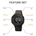 thumbnail image 5 of SKMEI Men's Digital Sports Watch Large Face Waterproof Wrist Watches for Men with Stopwatch Alarm El Noctilucent, 5 of 8