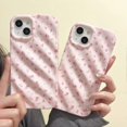thumbnail image 4 of For iPhone 15 Pro Case Pink Floral Pattern TPU Phone Cover, 4 of 5