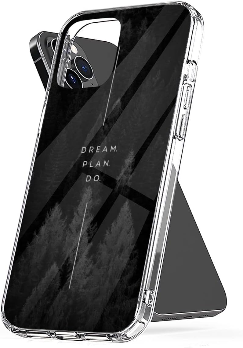 Étui de Téléphone Dream TPU Plan Antichoc Accessoires Protection Compatible avec iPhone 12 Pro Max 6.7 Pouces