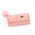 thumbnail image 4 of Cartera larga para mujer, bolso de mano de color liso, bolso largo para mujer, tarjetero, monedero, 4 of 6