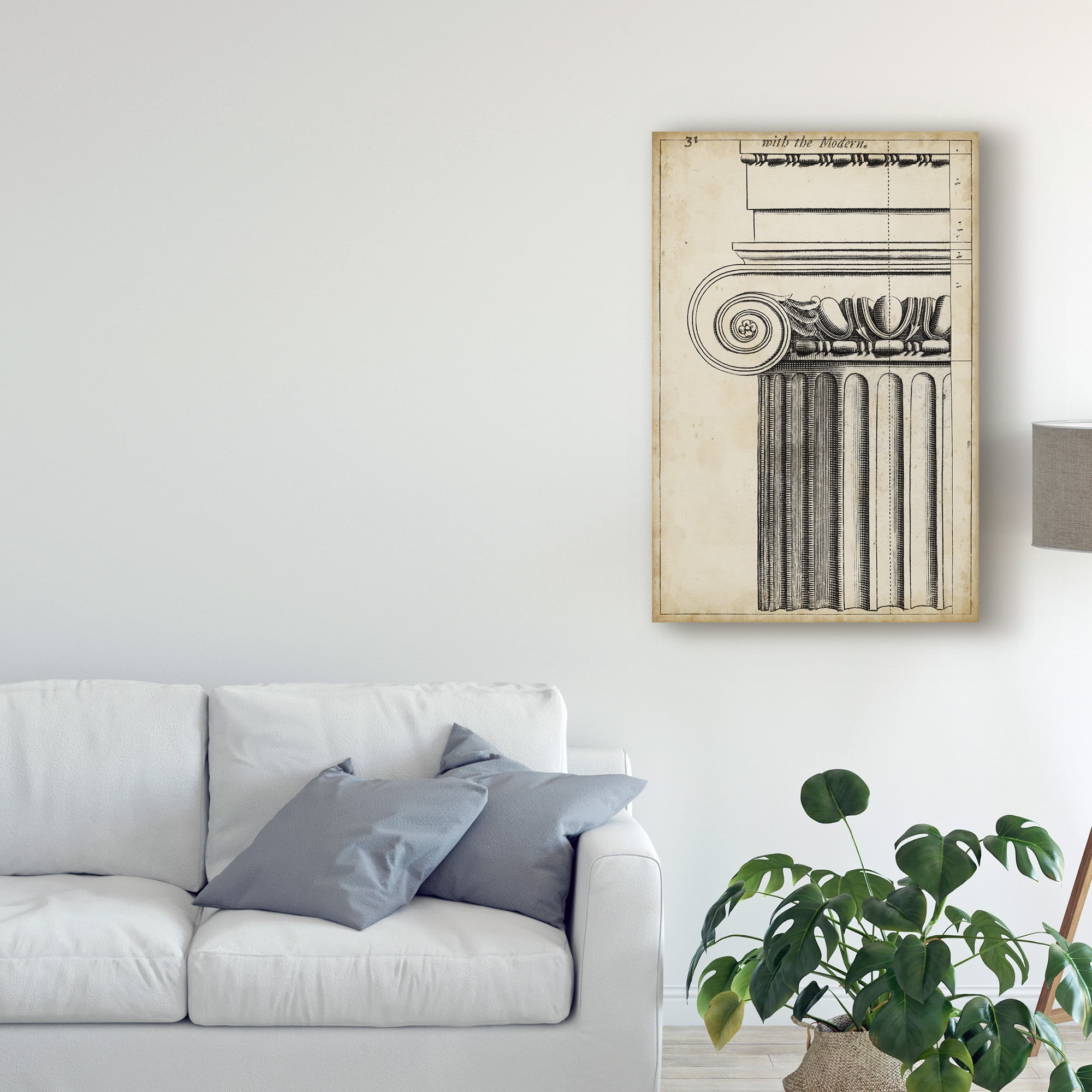 Trademark Fine Art 'Architectural Composition I' Canvas Art by Vision Studio