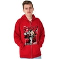 thumbnail image 4 of Retro Kanji Street Fighter Ryu Zip Hoodie Sweatshirt Men Brisco Brands S, 4 of 6