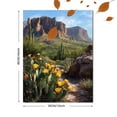 thumbnail image 3 of Desert Mountain Landscape Canvas Print, Ideal for Living Room, Office, Kitchen, Dining Room, Hallway, 3 of 8