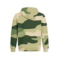 thumbnail image 7 of Domzest Mens Oversized Hoodies Heavyweight Camo Fleece Hooded Sweatshirt Fall Winter Casual Athleisure Pullover With Kangaroo Pocket Dark Green L, 7 of 7
