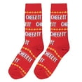 thumbnail image 6 of Cool Socks, Cheez It Cracker, Stripes, Womens Crew Length, Funny Graphic Print, Large, 6 of 6