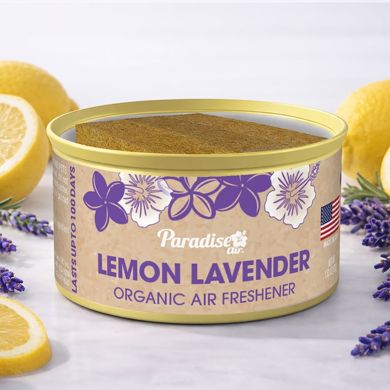 Paradise Air Household Organic Can Air Freshener, Lemon Lavender