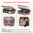 thumbnail image 3 of Waffle Plates Only for Cuisinart Griddler GR-4N,, 3 of 7