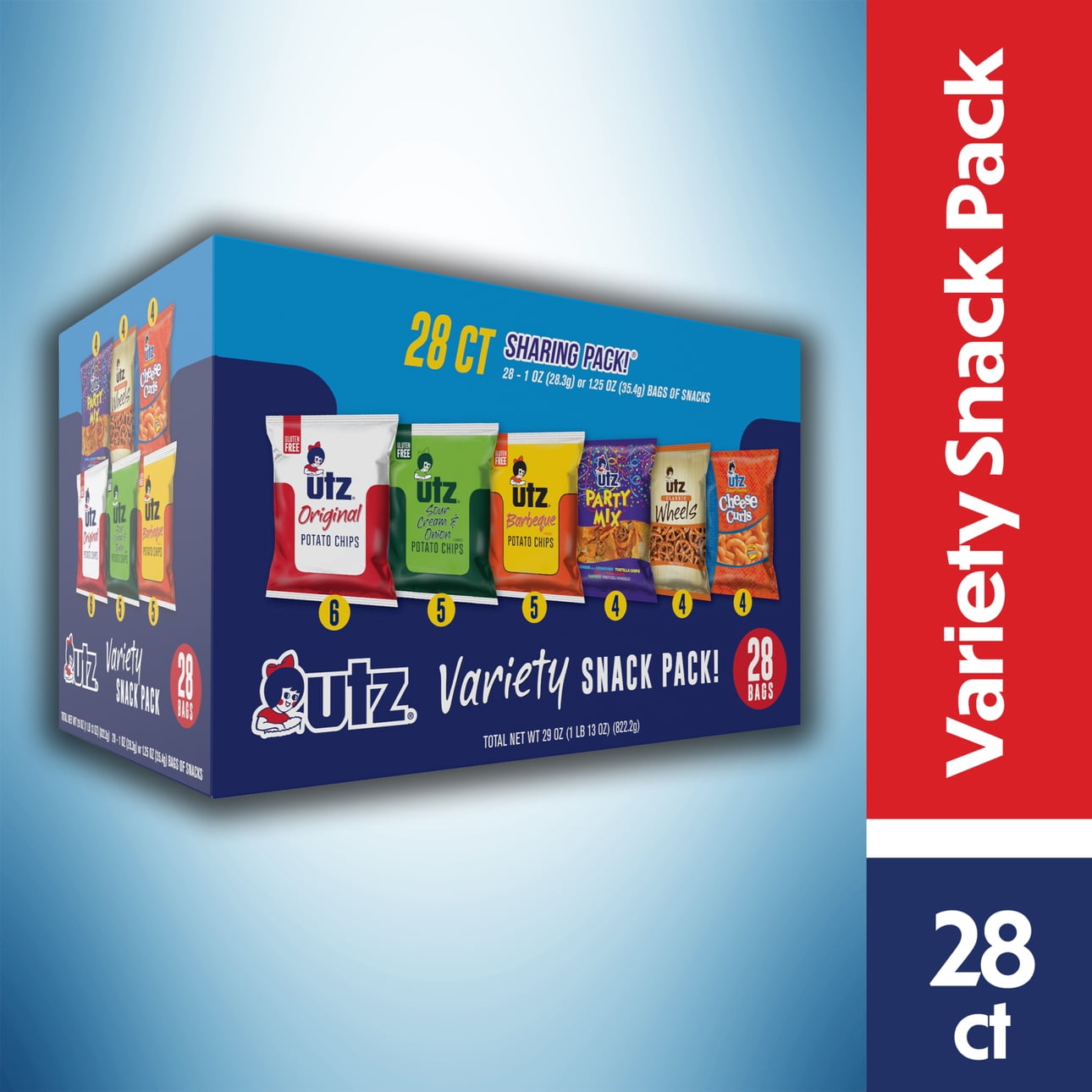 28 ct Utz Snack Pack Variety Box