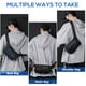 thumbnail image 5 of Nuevo bolso de pecho para hombre, bolso mensajero de gran capacidad, tendencia funcional, bolso de nailon., 5 of 5