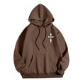 thumbnail image 5 of MHFRRA Sudadera con Capucha y Estampado Gráfico de Moda para Uso Informal y Actividades Al Aire Libre Marrón, 5 of 5