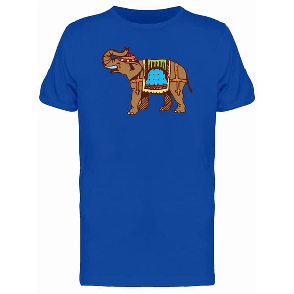 Indian Ornated Elephant Tee Men's -Image by Shutterstock