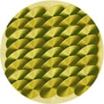 thumbnail image 1 of Ahgly Company Indoor Round Patterned Olive Green Area Rugs, 8' Round, 1 of 6